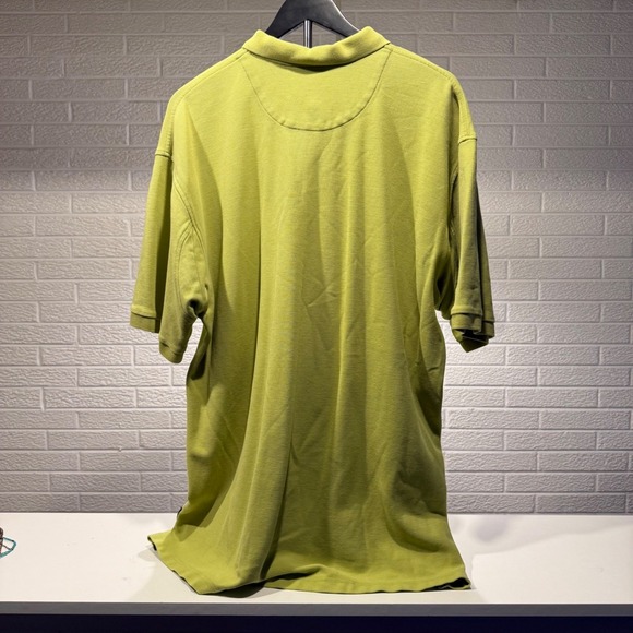 Orvis Mens XL Tall Olive Green Fishing Polo Shirt Short Sleeve - Picture 4 of 5